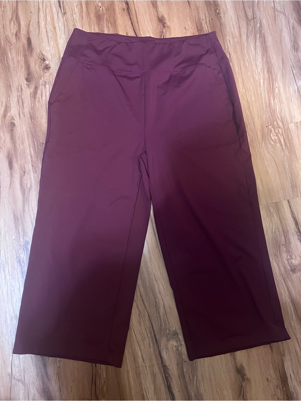 Gradual Women's Burgundy Track Joggers - XXL